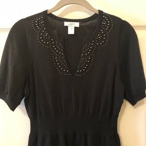 Beaded Sweater Dress - Sz XS